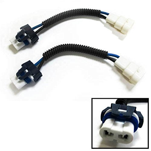 ijdmtoy 9006 hb4 heavy duty ceramic wiring harness sockets for headlights or fog lights 9006 Halogen Bulb